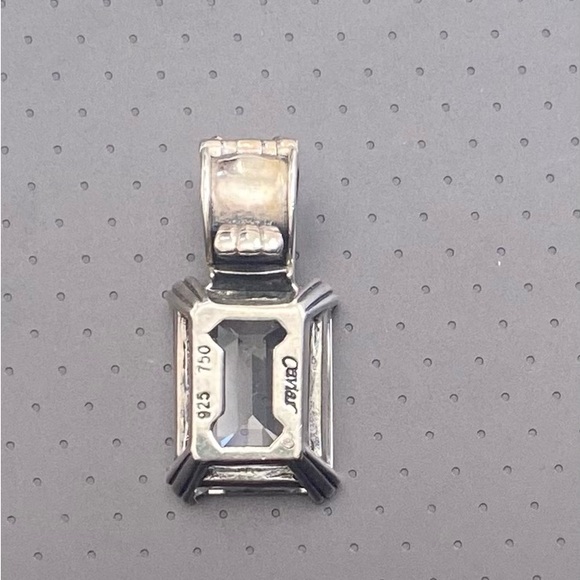 Lagos Caviar White Topaz Necklace Charm Enhancer - Picture 3 of 5